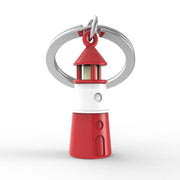 Kırmızı Deniz Feneri Çelik Halkalı Anahtarlık  Bonvagon Metalmorphose