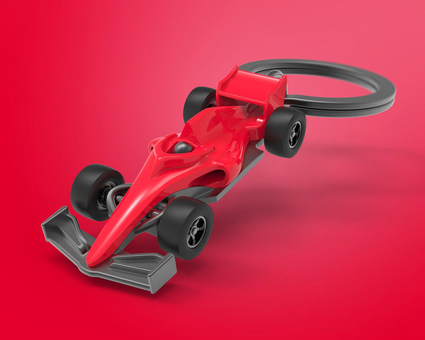 Kırmızı Formula Yarış Arabası Anahtarlık Çalik Halkalı Metalmorphose Bonvagon