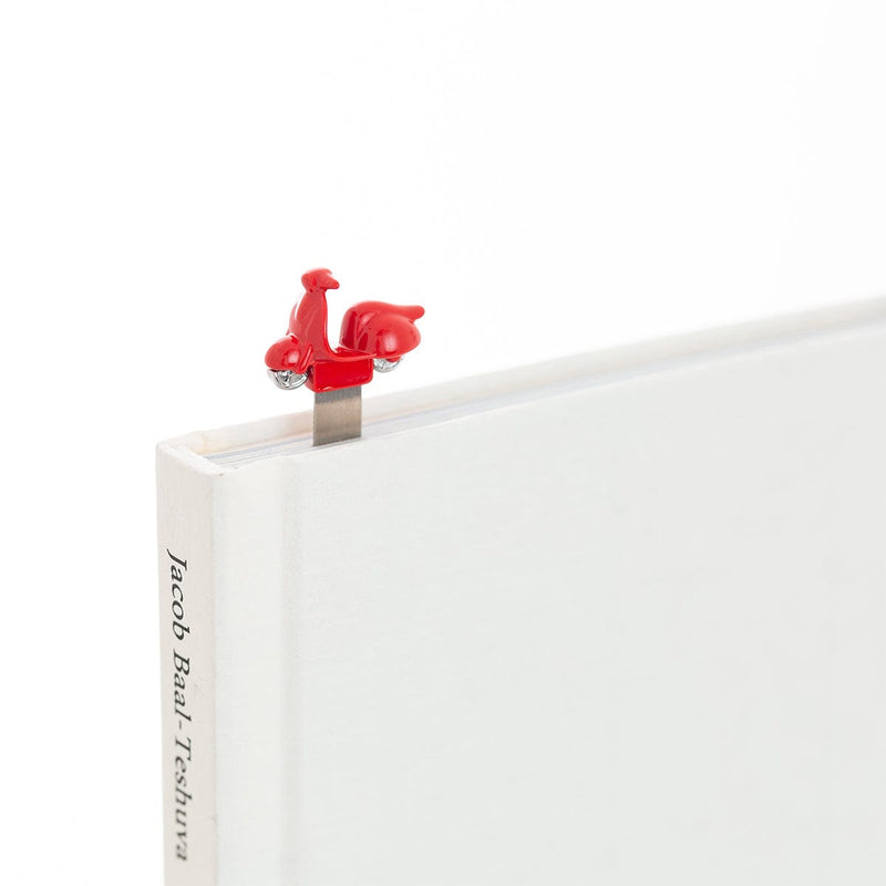 Kırmızı Scooter Kitap Ayracı Bonvagon Metalmorphose