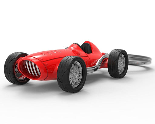 Kırmızı Vintage Yarış Arabası Anahtarlık Bonvagon