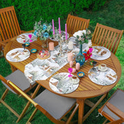 Kış Temalı Bağ Evi Tasarımlı 6+1 Supla Runner Seti Bonvagon