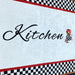 Kitchen Zion Dijital Baskılı Dekoratif Halı, Kaymaz Taban, Yıkanabilir Bonvagon