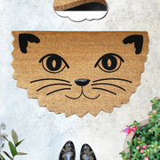 Kitty 45x75cm Doğal Koko Hindistan Cevizi Kapı Önü Paspas Grazie Bonvagon