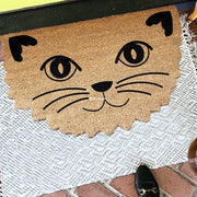 Kitty 45x75cm Doğal Koko Hindistan Cevizi Kapı Önü Paspas Grazie Bonvagon
