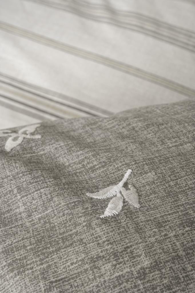 Klein Nakışlı çift Kişilik Nevresim Takımı Moke Kahve Bonvagon