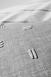 Klein Nakışlı çift Kişilik Nevresim Takımı Patara Gri Bonvagon