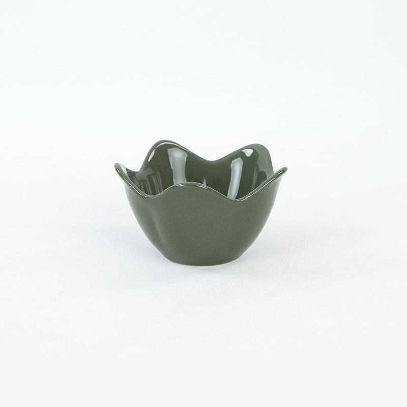 Koyu Yeşil Zambak Çerezlik 12cm 6 Adet Bonvagon