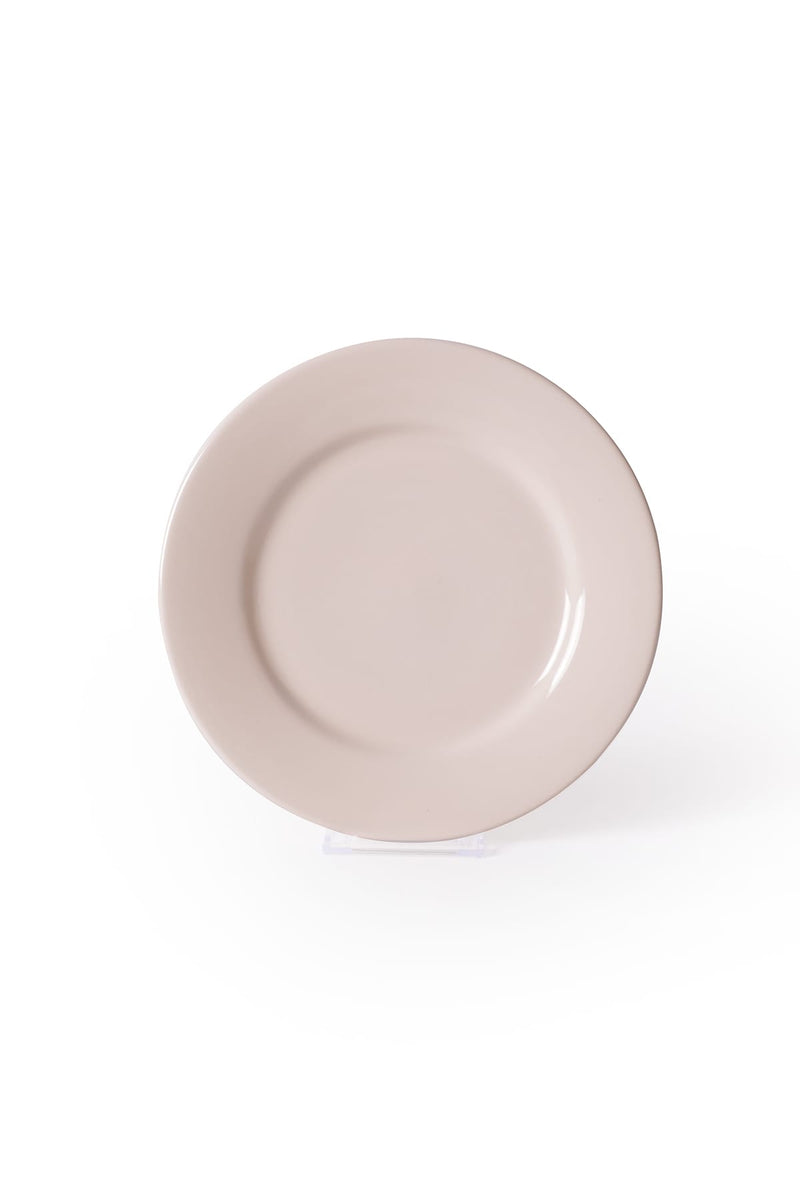 Krem Linda Pasta Tabağı 21 Cm - 6 Adet Set
