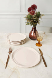 Krem Pasta Tabağı 24 Cm 6'lı Set Bonvagon