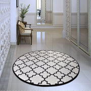 Kupa Beyaz Dekoratif Dijital Baskılı Halı, Kaymaz Taban, Yıkanabilir Bonvagon