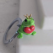 Kurbağa Prens Frog Anahtarlık Çelik Halkalı