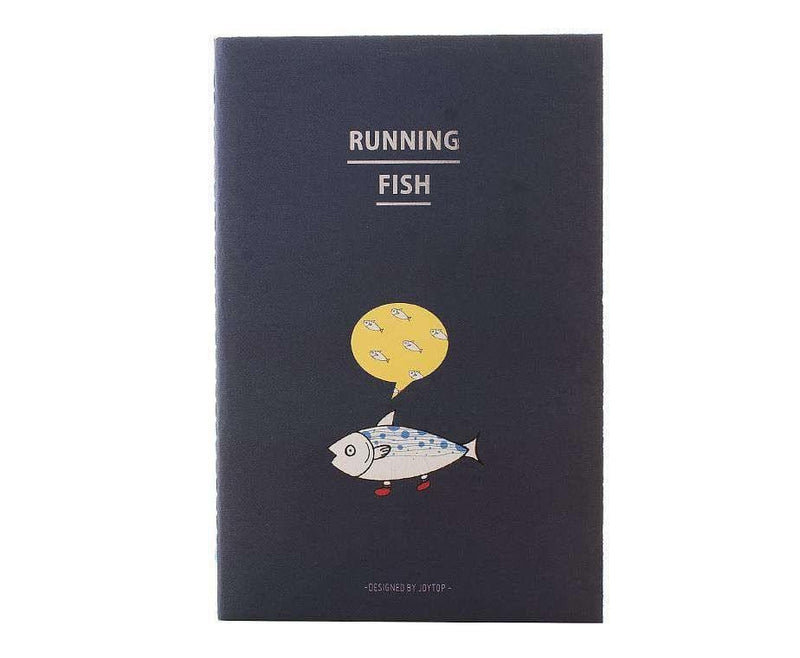 Lacivert Balıklı A5 Defter Bonvagon