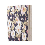 Lacivert Beyaz Çiçekli Defter Bonvagon