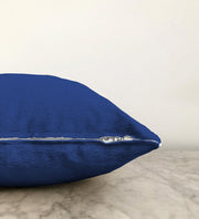 Lacivert Renkli Dijital Baskılı Raşel Kadife Yastık Kırlent Kılıfı Bonvagon