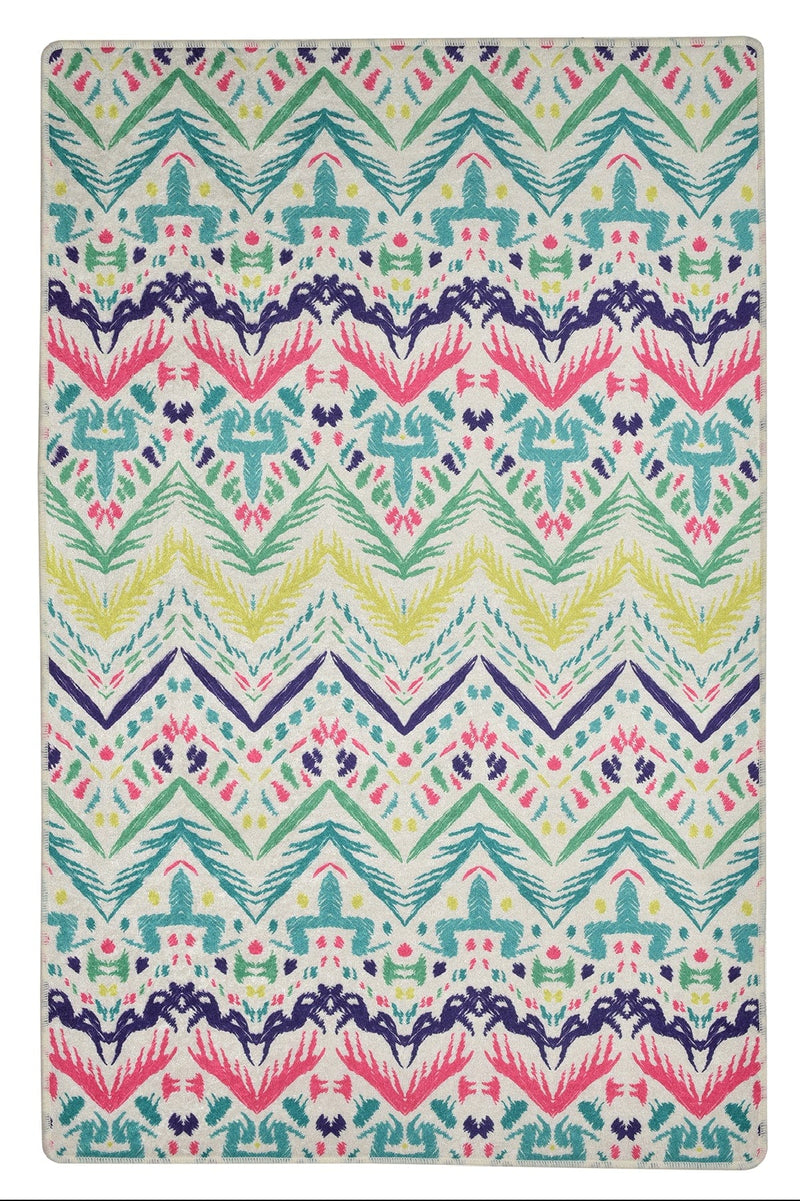 Ladure Dijital Baskılı Halı, Kaymaz Taban, Yıkanabilir Bonvagon