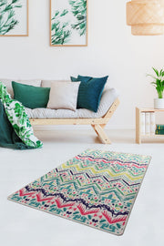 Ladure Dijital Baskılı Halı, Kaymaz Taban, Yıkanabilir Bonvagon