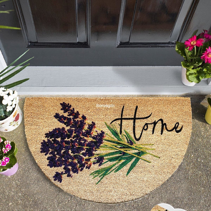 Lavanta Home 45x75cm Doğal Koko Hindistan Cevizi Kapı Önü Paspas Joven