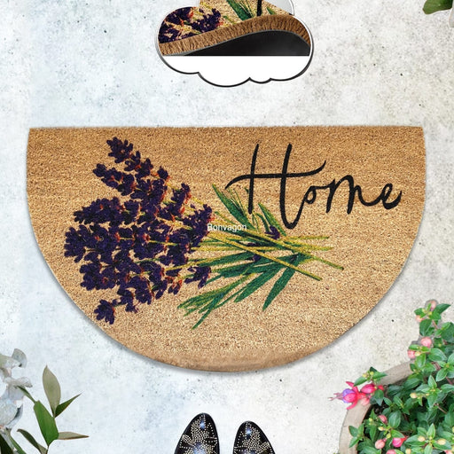 Lavanta Home 45x75cm Doğal Koko Hindistan Cevizi Kapı Önü Paspas Joven Bonvagon