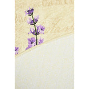 Lavender Dijital Baskılı Çap100cm Banyo Halısı, Kaymaz Taban, Yıkanabilir Bonvagon