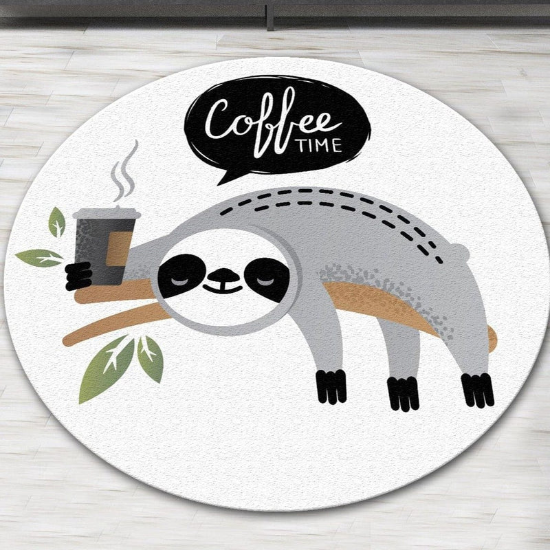 Lazy Dijital Baskılı Mutfak Halısı, Kaymaz Taban, Yıkanabilir Bonvagon