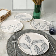 Leaf Traces Nordıc Pasta Tabağı 22 Cm 4 Adet / 22881-82-83-85 Bonvagon