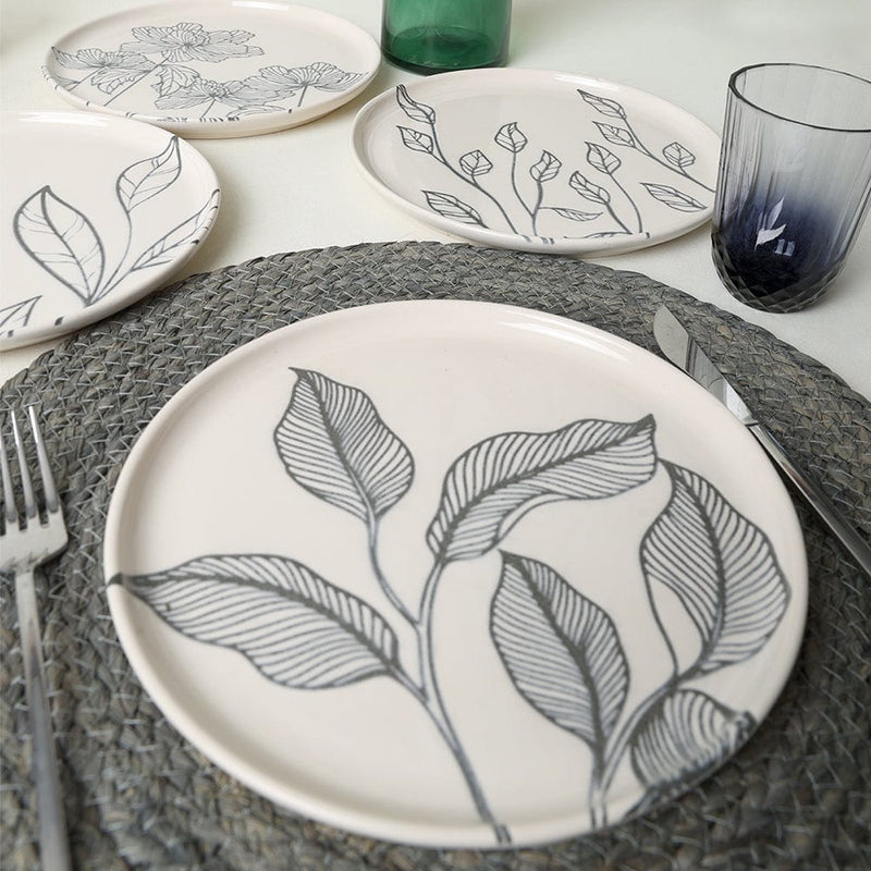 Leaf Traces Nordıc Pasta Tabağı 22 Cm 4 Adet / 22881-82-83-85 Bonvagon