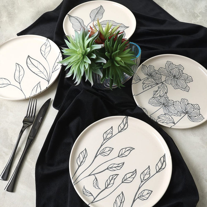 Leaf Traces Nordıc Pasta Tabağı 22 Cm 4 Adet / 22881-82-83-85 Bonvagon