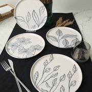 Leaf Traces Nordıc Pasta Tabağı 22 Cm 4 Adet / 22881-82-83-85 Bonvagon