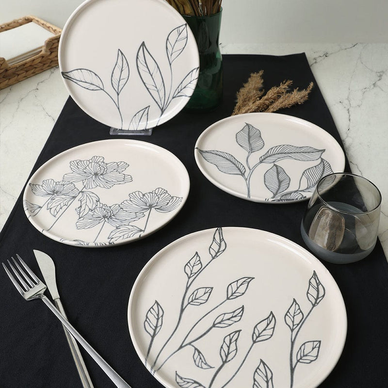 Leaf Traces Nordıc Pasta Tabağı 22 Cm 4 Adet / 22881-82-83-85 Bonvagon