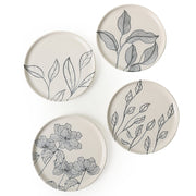 Leaf Traces Nordıc Pasta Tabağı 22 Cm 4 Adet / 22881-82-83-85 Bonvagon