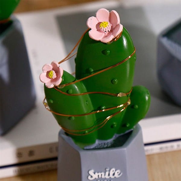 Led Işıklı Kaktüs Biblo Ev Dekorasyon ve Hediyelik Eşya Led Aydınlatma Bonvagon