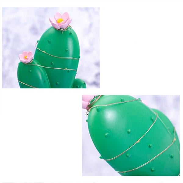 Led Işıklı Kaktüs Biblo Ev Dekorasyon ve Hediyelik Eşya Led Aydınlatma Bonvagon