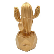 Led Işıklı Sevimli Kaktüs Dekoratif Masa Lambası Mini Biblo Gece Lambası-GOLD Bonvagon