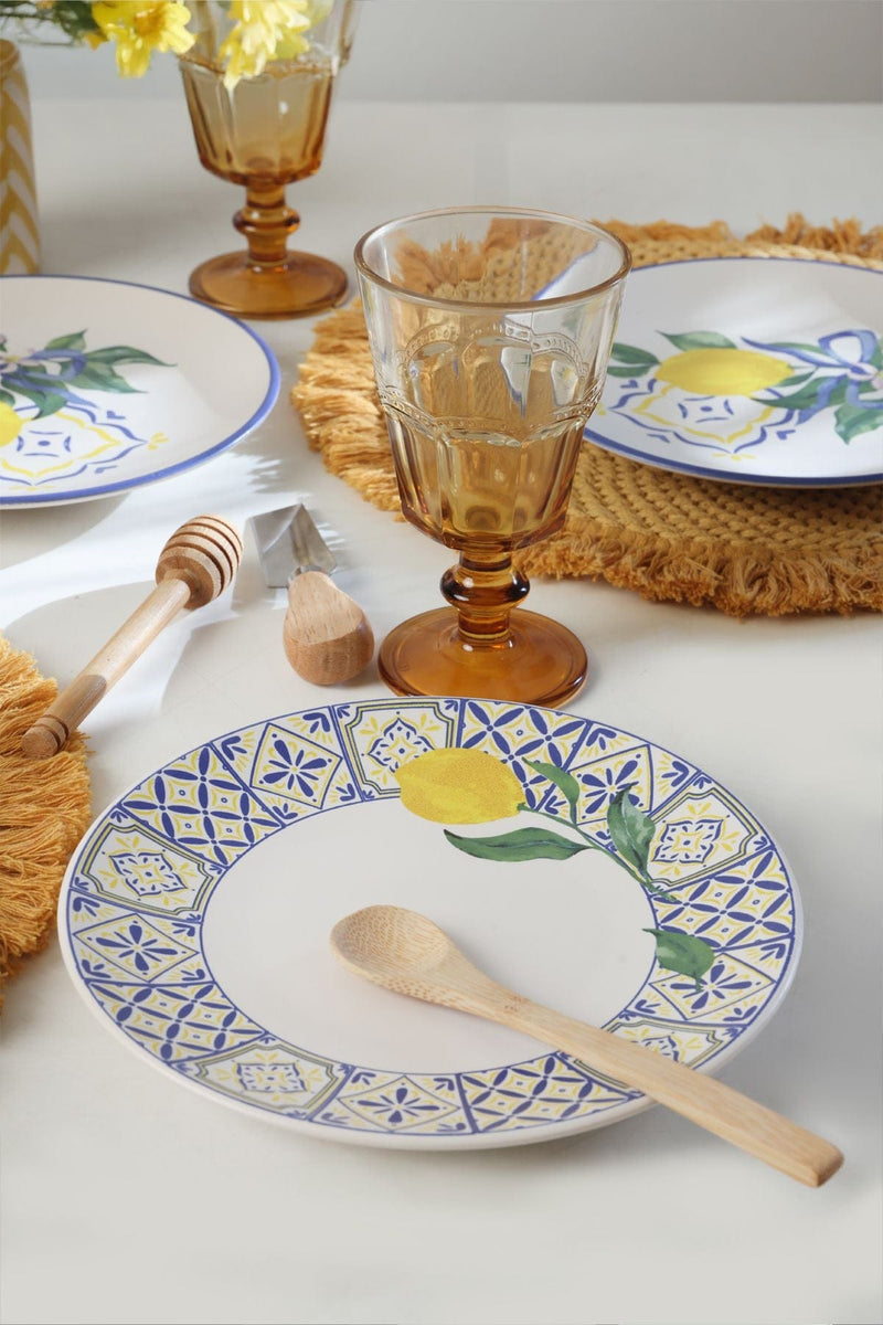 Lemon Bliss Ege Pasta Tabağı 20 Cm 4 Parça 22089-92 Bonvagon