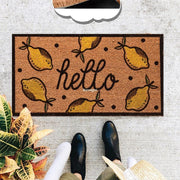 Lemon Doğal Koko Hindistan Cevizi Kapı Önü Paspas 60x40cm Bonvagon