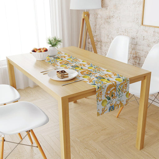 Lemon İnce Keten Runner 140x45cm