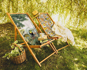 Lemon Katlanabilir Şezlong Katlanır Ahşap Lounge Chair Bonvagon