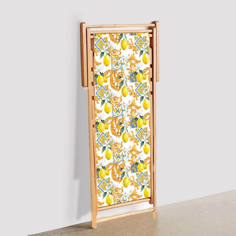 Lemon Katlanabilir Şezlong Katlanır Ahşap Lounge Chair Bonvagon