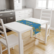 Lemon Tree Blue İnce Keten Runner 140x45cm