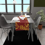 Lemon Tree Red İnce Keten Runner 140x45cm
