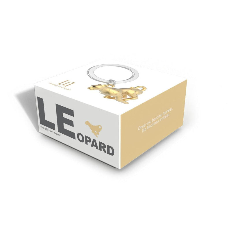 Leopar Dore Anahtarlık Çelik Halkalı  Bonvagon Metalmorphose