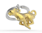 Leopar Dore Anahtarlık Çelik Halkalı  Bonvagon Metalmorphose