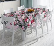 Leopar Temalı Kavaniçe Desenli Dijital Baskılı Leke Tutmaz Masa Örtüsü Bonvagon