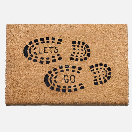 Let's Go Doğal Koko Hindistan Cevizi Kapı Önü Paspas 60x40cm Bonvagon