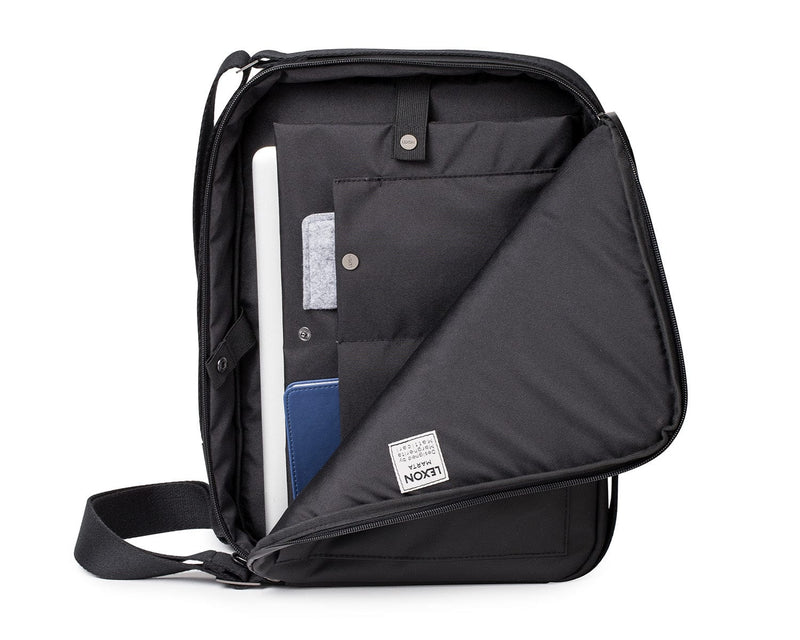 Lexon Marta 15'' Omuz / Sırt Çantası Siyah Bonvagon