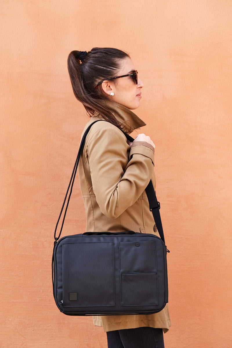 Lexon Marta 15'' Omuz / Sırt Çantası Siyah Bonvagon