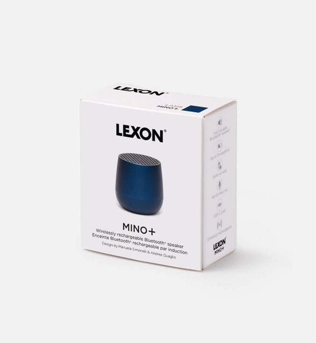 Lexon Mino + Şarj Edilebilir Bluetooth Hoparlör Metalik Mavi Bonvagon