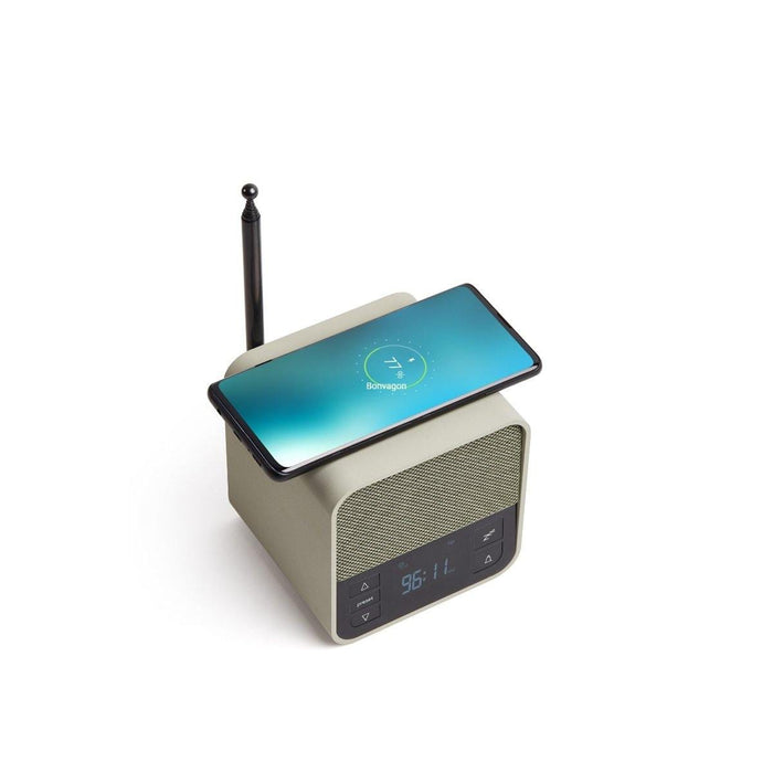 Lexon Oslo Şarj Edilebilir ve Kablosuz Şarj Etme Özellikli News Lite Bluetooth Hoparlör Radyo Bonvagon