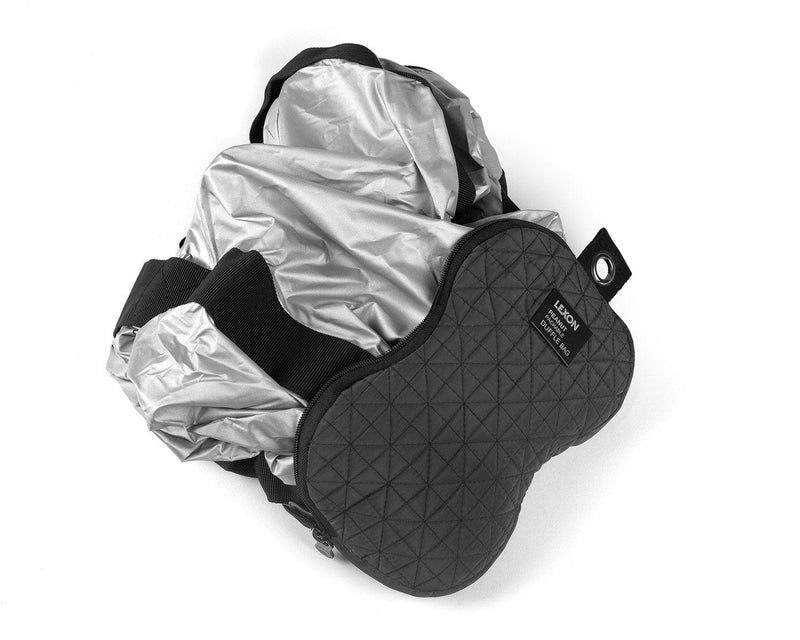 Lexon Peanut Duffle Seyahat Çantası Mavi, Haki, Metalik Gri