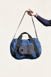 Lexon Peanut Duffle Seyahat Çantası Mavi, Haki, Metalik Gri Bonvagon